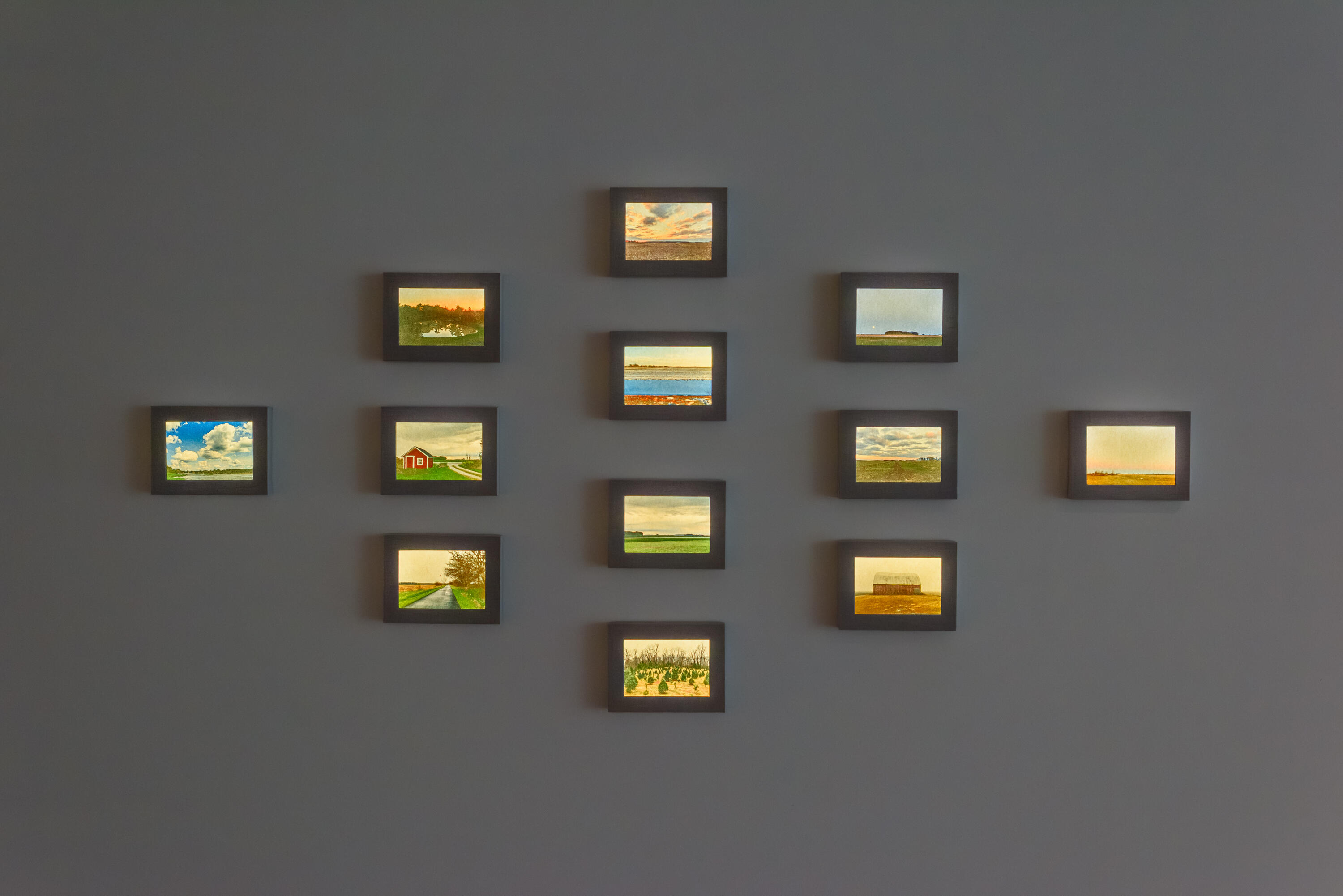Take a Deep Breath, Wiggle Your Toes, inkjet prints, binder's board, book cloth, LEDs, 2025